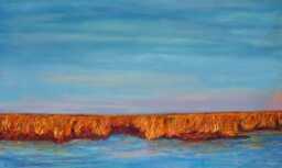 lbi Marsh Art Print - 8x10, Pastel Painting By Seller, Long Beach Island Nj & Note Card - thumbnail 1
