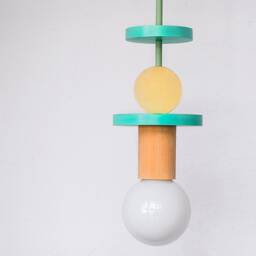 Modern Nursery Hanging Lamp, Pendant Light For Baby Room Decor, Kids Lamp Shade, Shower Gift - thumbnail 4
