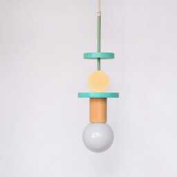 Modern Nursery Hanging Lamp, Pendant Light For Baby Room Decor, Kids Lamp Shade, Shower Gift - thumbnail 2
