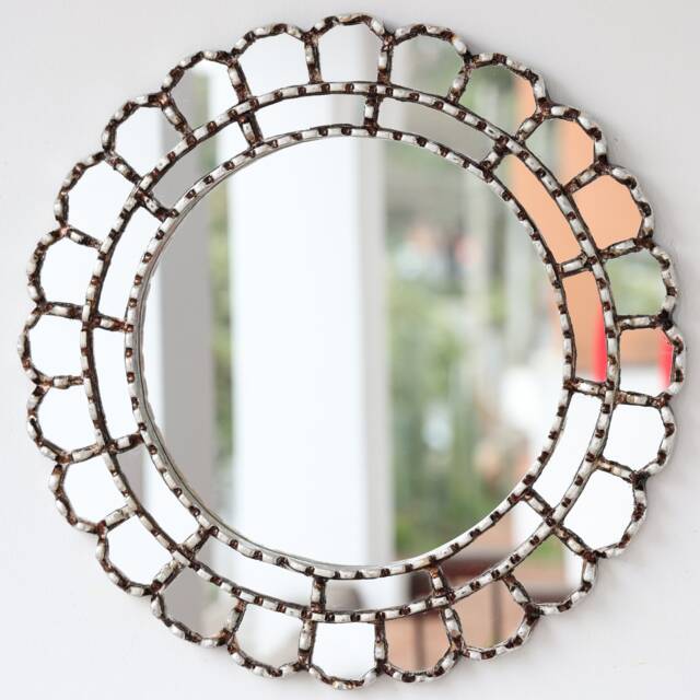 "Peruvian Mirrors ""Harmonious Silver Mirror 40cm" - image 1
