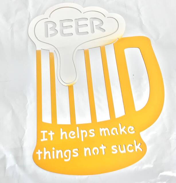 Beer Bar Sign Wall Art Decoration - image 1