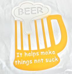 Beer Bar Sign Wall Art Decoration - thumbnail 1