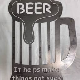 Beer Bar Sign Wall Art Decoration - thumbnail 3