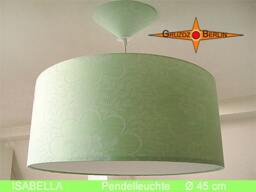 Green Pendant Lamp Isabella ??45 cm With Green Damask Diffuser - thumbnail 3