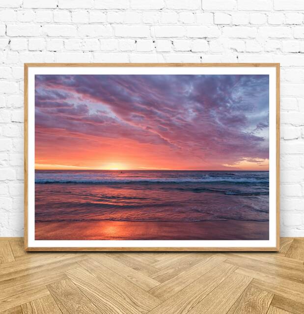 Pink Ocean - Sydney Sunrise Photography Art Print - image 1