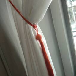 Italian Modern Simple Curtains Tiebacks-Drapes Holdbacks/Double Color Orange Light & Dark Window Decor Holdbacks-Voiles Tiebacks - thumbnail 2