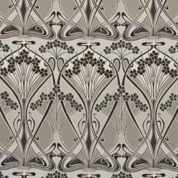 Liberty Ianthe Bloom, Pewter, Art Nouveau Design, Black, Grey & Pale Pink Cotton Velvet Cushion Cover - thumbnail 2