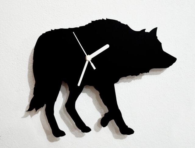 Wolf Silhouette - Wall Clock - image 1