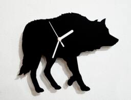 Wolf Silhouette - Wall Clock