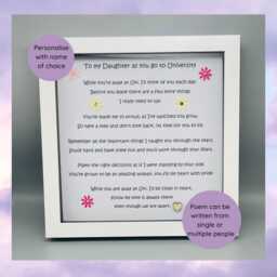 Daughter University Gift - Dorm Room Decor For Girl, Sentimental Gift Child Leaving University - thumbnail 1
