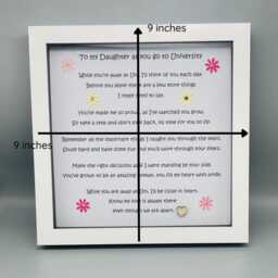 Daughter University Gift - Dorm Room Decor For Girl, Sentimental Gift Child Leaving University - thumbnail 2