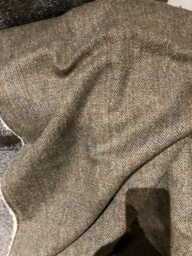 Harris Tweed Green Moss Fleeced Lined Lap Blanket Size 1.0M Length X 0.70M Width - thumbnail 1