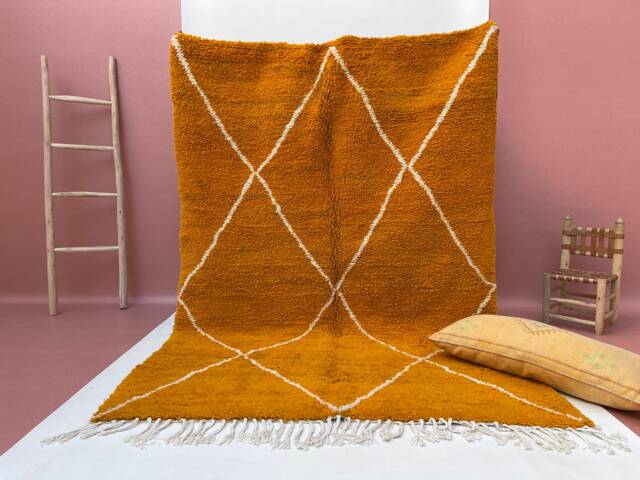 Custom Beni Ourain Rug Moroccan Wool Shag Rug - image 1