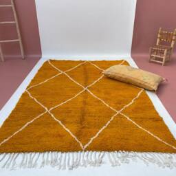 Custom Beni Ourain Rug Moroccan Wool Shag Rug - thumbnail 3