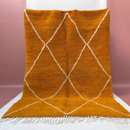 Custom Beni Ourain Rug Moroccan Wool Shag Rug - thumbnail 2