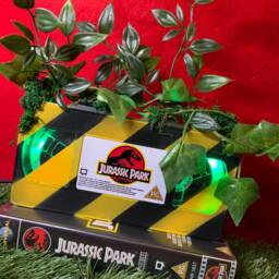 Jurassic Park Vhs Lamp Retro 90S Night Light, Man Cave Decor - thumbnail 1