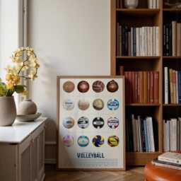 Evolution Of Volleyball Poster Sports Game Room Wall Art - thumbnail 2