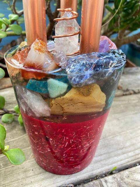 2Ft Orgone Cloud Buster - Crystal & Gem Energy Harmonizer - image 1