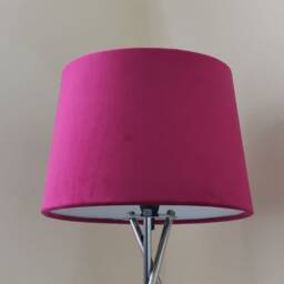 New Hq Modern Fuchsia Pinsoft Velvet Table & Ceiling Lamp Shade Pendant Multi Sizes & Drum, Hexagon, Rounded Square, Tapered - thumbnail 4