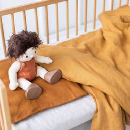 Linen Baby Bedding. Duvet Cover & Pillow Case. Bedding Gift For Girl, Boy, Newborn. Room Set - thumbnail 2