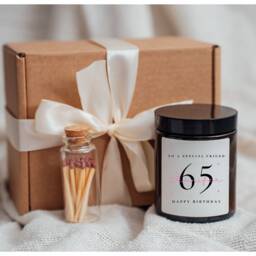 Friend 65Th Birthday Candle Gift Set Box Gifts Present Friends - thumbnail 3