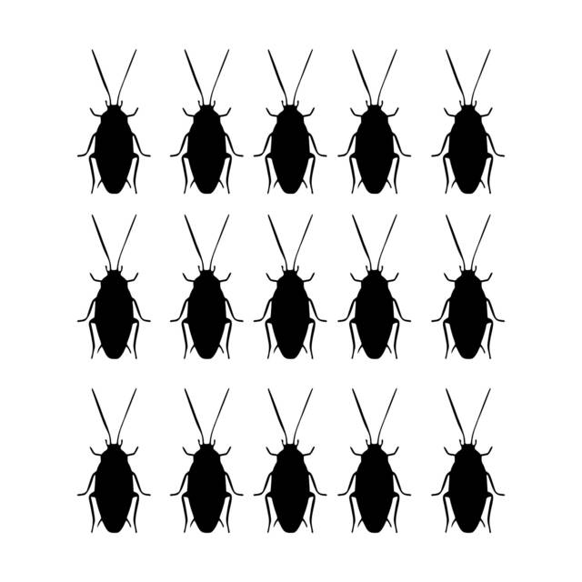 Cockroach Decals, Roach Decals, Halloween Wall Wall Bug Decals - image 1
