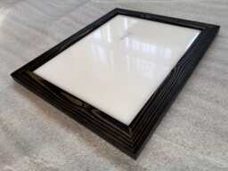12x12 Picture Frame With Acrylic Glass Backing & Mounting Hardware