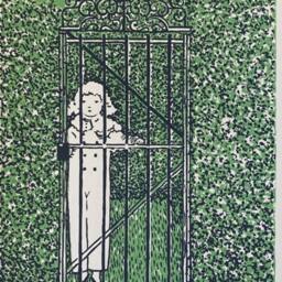 Boy At The Gate - An Original Screen-Print By Elizabeth Harbour - thumbnail 2