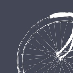Printable Bicycle Art, Wall Triptych, Navy Blue Living Room Decor, Art - thumbnail 2