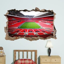 Football Stadium Wall Sticker Art Poster Decal Kids Room Office Nursery Decor 1133 - thumbnail 3