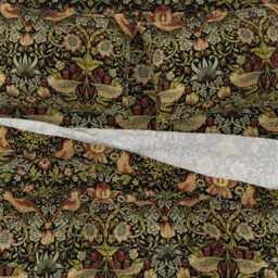 William Morris Sheets - Strawberry Thief By Peacoquettedesigns Traditional Victorian Cotton Sateen Sheet Set Bedding Spoonflower - thumbnail 3