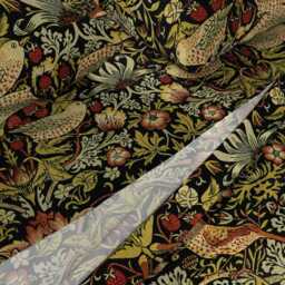 William Morris Sheets - Strawberry Thief By Peacoquettedesigns Traditional Victorian Cotton Sateen Sheet Set Bedding Spoonflower - thumbnail 2
