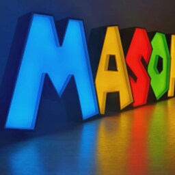 Personalised Super Brothers Led Name Sign Custom 3D Night Light - thumbnail 4