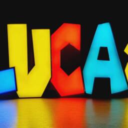 Personalised Super Brothers Led Name Sign Custom 3D Night Light - thumbnail 2