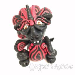 "Polymer Clay Galaxy Dragon " - thumbnail 2