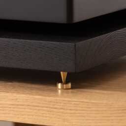 Black Ash Noise Isolation Platform - Handcrafted Vibration Control For Turntables & Hifi - Sustainable Hardwood, Custom Sizes Available - thumbnail 2