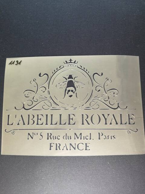 L'abeille Royale Stencil, Flexible, Reusable, 125Mic, Wall Decor, Home Decor, Furniture Painting, Card Making, Craft Stencil From Bitofeverythingbyb