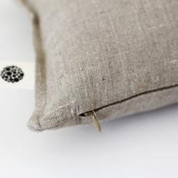 Linen Throw Pillows, 14x14 Pillow Cover Available, Natural Linen Decorative Pillowcases - thumbnail 3