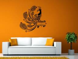 Peacock Bird Fowl Phoenix Nature Room Wall Sticker Decal Vinyl Mural Decor Art L2438