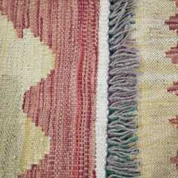 Classic Runner Rug, Handmade Artisan Afghan Turkish Scandinavian Navajo Bohemian Wool Flatweave Multicolour Kilim Rug 195x60 cm - thumbnail 3