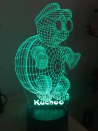 Turtle 3D Custom Made Smart App Control Night Light Bluetooth, Music, 7&16M Colour Mobile App , Gift Led Lamp - thumbnail 1