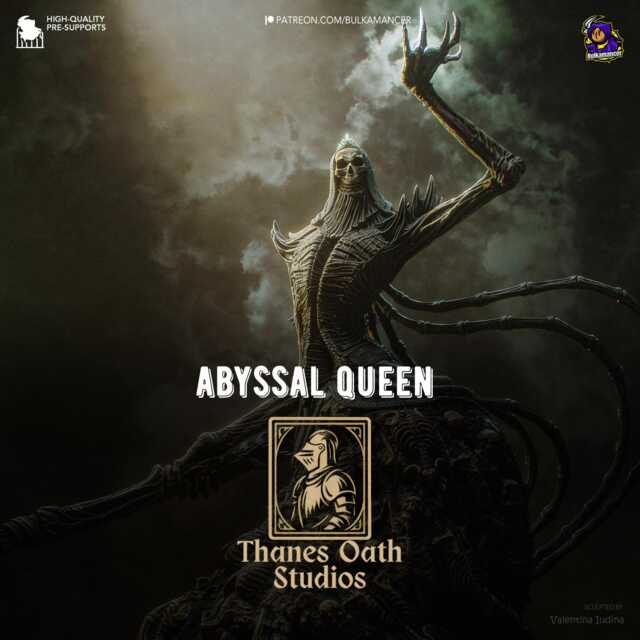 Abyssal Queen - Dark Fantasy Abyss Souls-Like Nashandra Resin Figure 16K - image 1