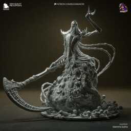 Abyssal Queen - Dark Fantasy Abyss Souls-Like Nashandra Resin Figure 16K - thumbnail 4