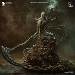 Abyssal Queen - Dark Fantasy Abyss Souls-Like Nashandra Resin Figure 16K - thumbnail 2