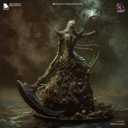Abyssal Queen - Dark Fantasy Abyss Souls-Like Nashandra Resin Figure 16K - thumbnail 3