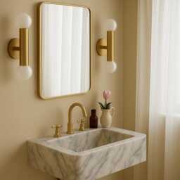 "Rectangular Viola Marble Wash Basin Luxury Bathroom Vanity Sink 24""x16""x6" - thumbnail 2