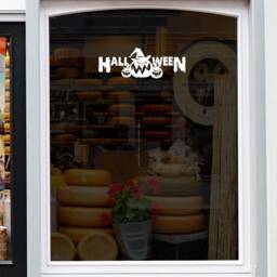 Happy Halloween Shop Window Sticker Pumpkins Decal Retail Store Front Display Vinyl - thumbnail 3