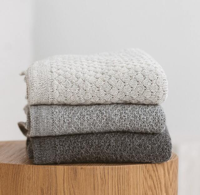Alpaca Baby Blanket 100% Girl Gift Knitted Eco Friendly Shower Organic Wool Alpaca Throw Oeko Tex Standart Gots - image 1