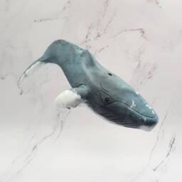 Humpback Whale Hanging Mobile Whale Diving Sculpture For Ceiling Or Window - thumbnail 1
