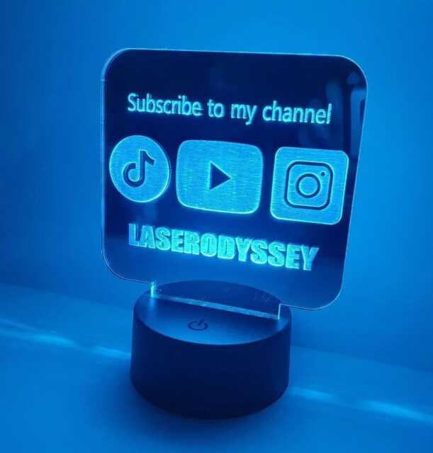 Gamer Led Desk Lamp 7-Color Night Light, Tiktok Youtube D??cor - image 1